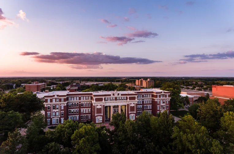 Plumb Hall Aerial