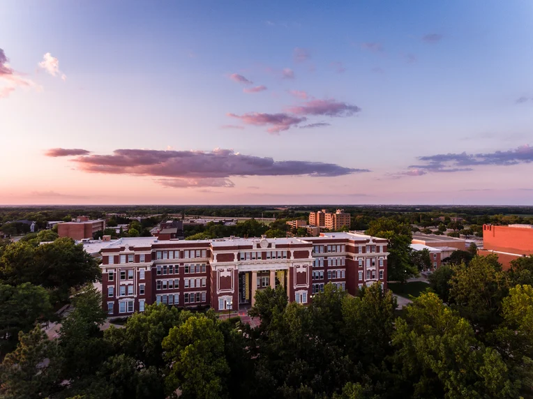 Plumb Hall Aerial