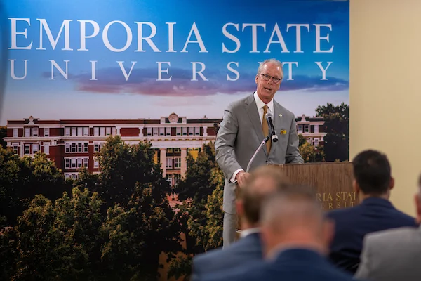 Photo of  Ken Hush, Emporia State University President