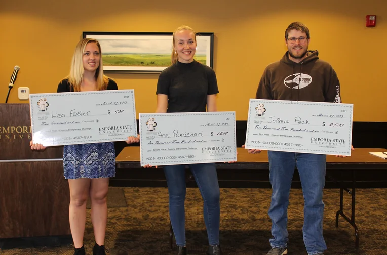 Winners of the Emporia Entrepreneur Challenge