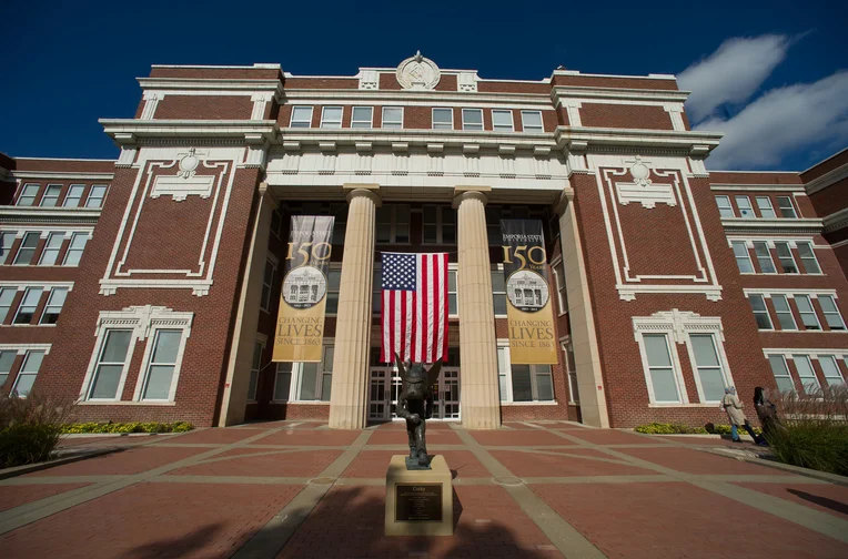 Front of Plumb Hall