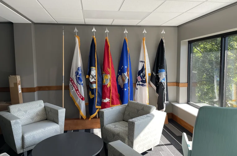 Student Veteran Center Flags