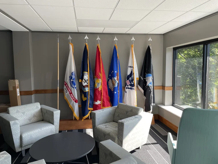 Student Veteran Center Flags