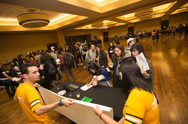 Students at Community Fair