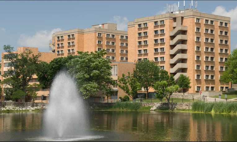 Emporia State Towers Residential Complex and Wooster Lake