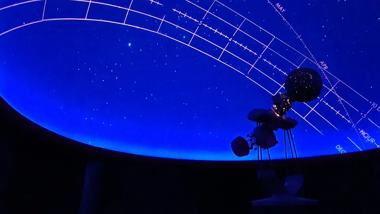 Planetarium Front Page Projecter