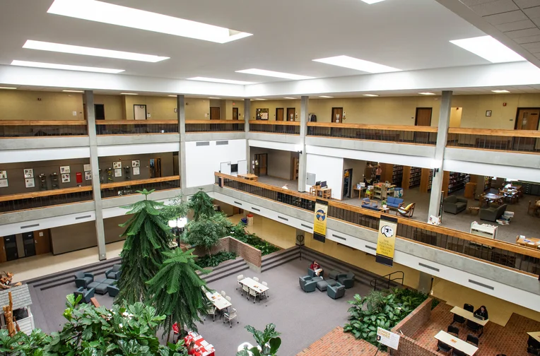 Emporia State's Visser Hall Atrium