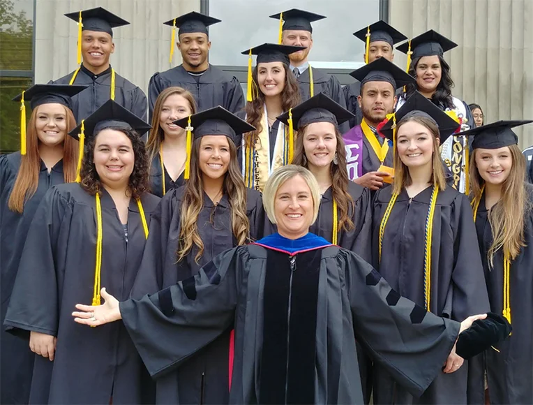 Emporia State University Health & Human Performance program graduates